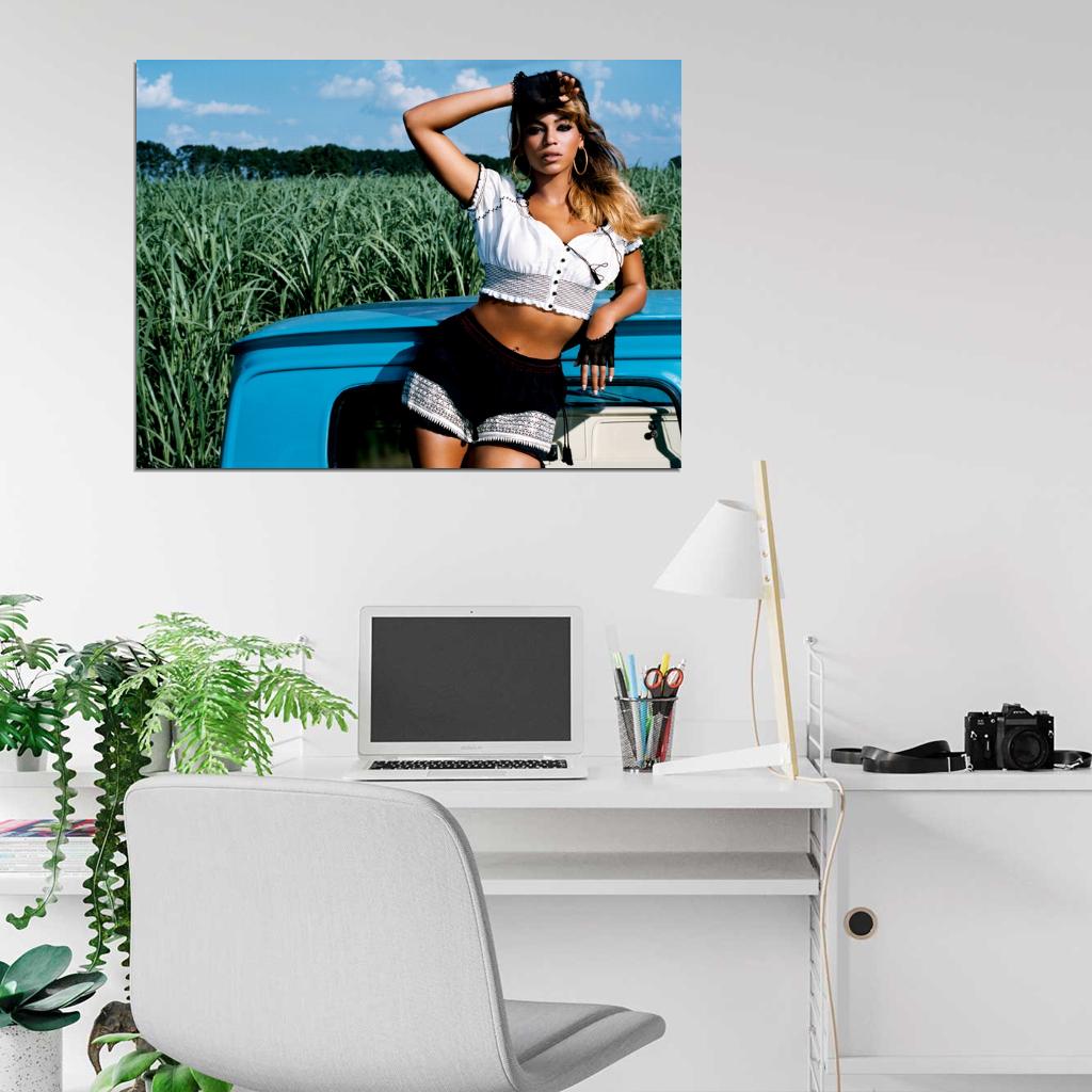 Beyonce Knowles Sexy Outfit Hot Music Artist Singer Wall Art Print Poster