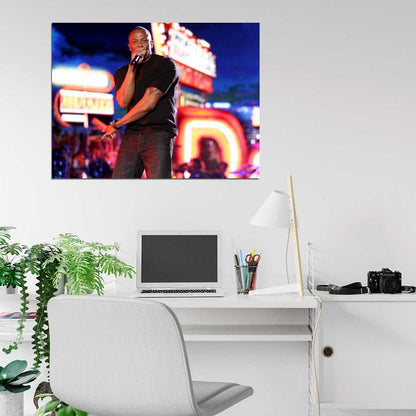 Dr. Dre Amazing Stage Microphone Gangsta Rap Rare Wall Art Print Poster