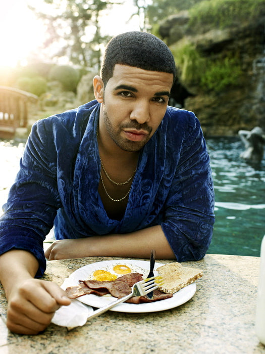 Drake English Breakfast Amazing Rap Music Singer Wall Art Print Poster