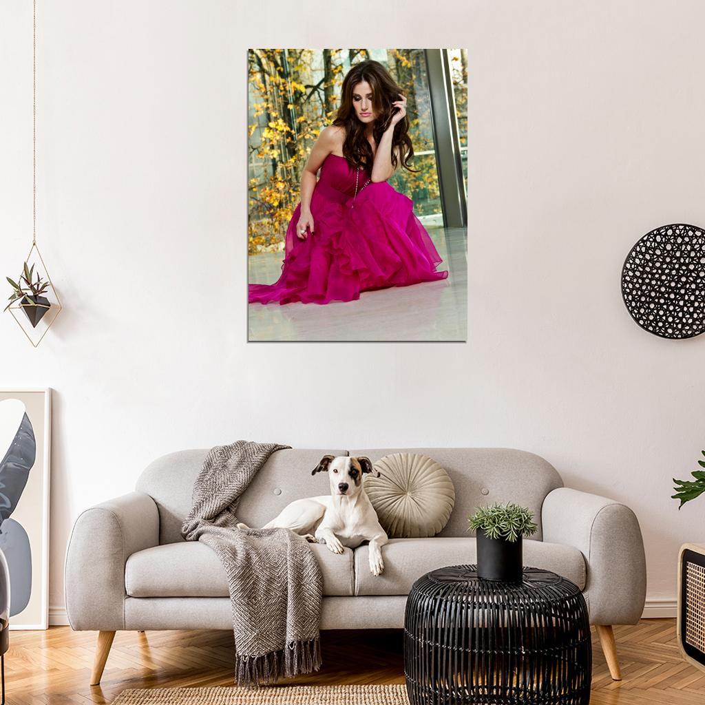 Idina Menzel Beautiful Charming Music Artist Singer Wall Art Print Poster