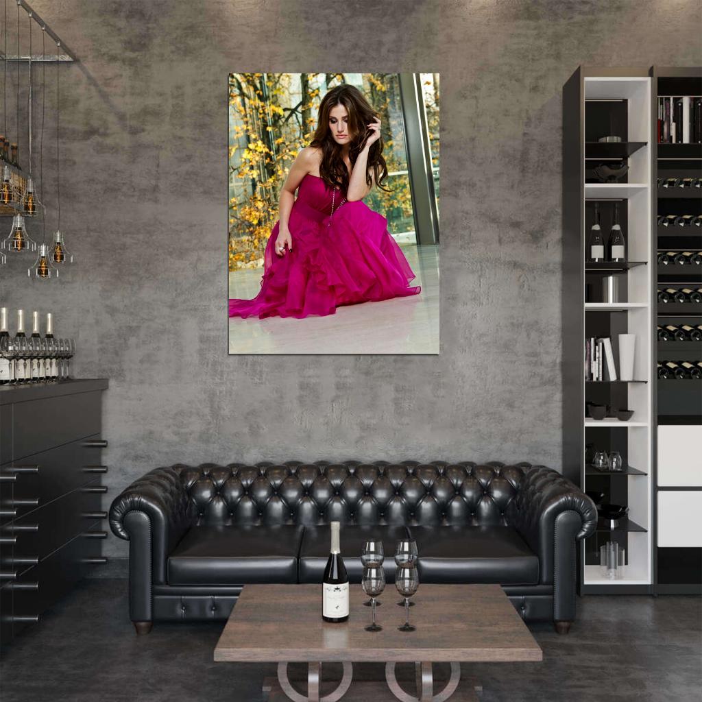 Idina Menzel Beautiful Charming Music Artist Singer Wall Art Print Poster