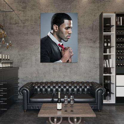 Jason Derulo Awesome Portrait Elegant Handsome Singer Wall Art Print Poster