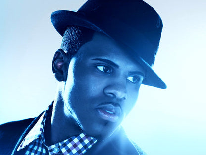 Jason Derulo Hat Blue Light Amazing Portrait Handsome Wall Art Print Poster