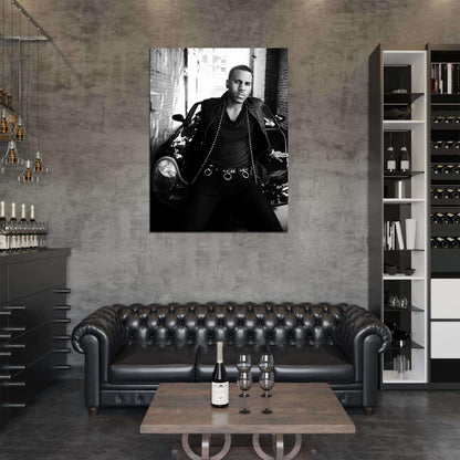 Jason Derulo Leather Jacket Car Amazing Hot Badass Wall Art Print Poster