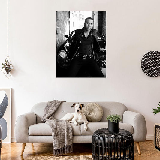 Jason Derulo Leather Jacket Car Amazing Hot Badass Wall Art Print Poster
