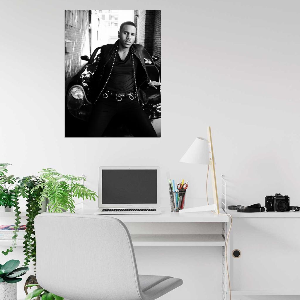 Jason Derulo Leather Jacket Car Amazing Hot Badass Wall Art Print Poster