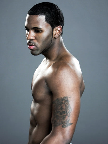 Jason Derulo Tattoo Shirtless Hot Sexy Handsome Singer Wall Art Print Poster
