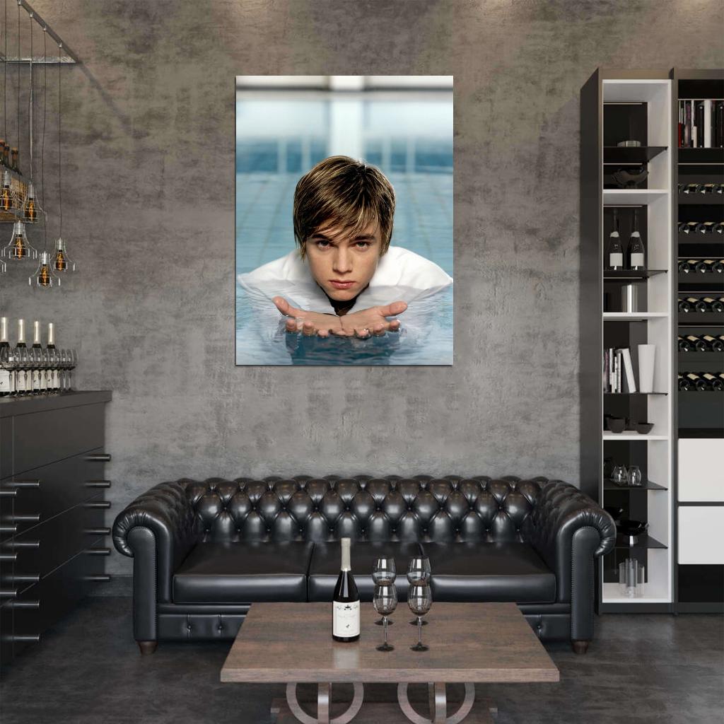 Jesse McCartney Water Swimming Pool Hot Sexy Singer Wall Art Print Poster