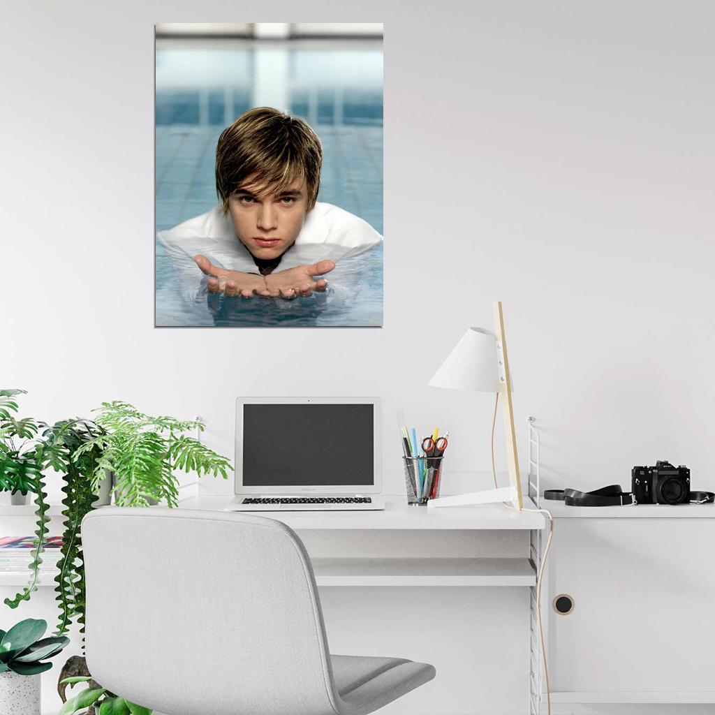 Jesse McCartney Water Swimming Pool Hot Sexy Singer Wall Art Print Poster