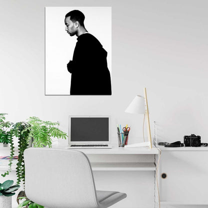 John Legend Cloak Amazing BW Music Artist Singer Wall Art Print Poster