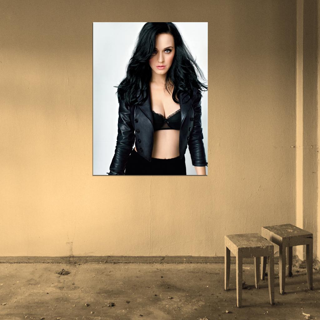 Katy Perry Bra Cleavage Awesome Portrait Hot Sexy Wall Art Print Poster
