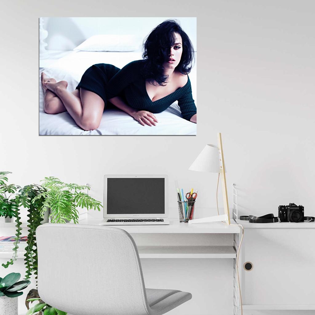 Katy Perry Cleavage Legs Awesome Hot Sexy Seductive Wall Art Print Poster