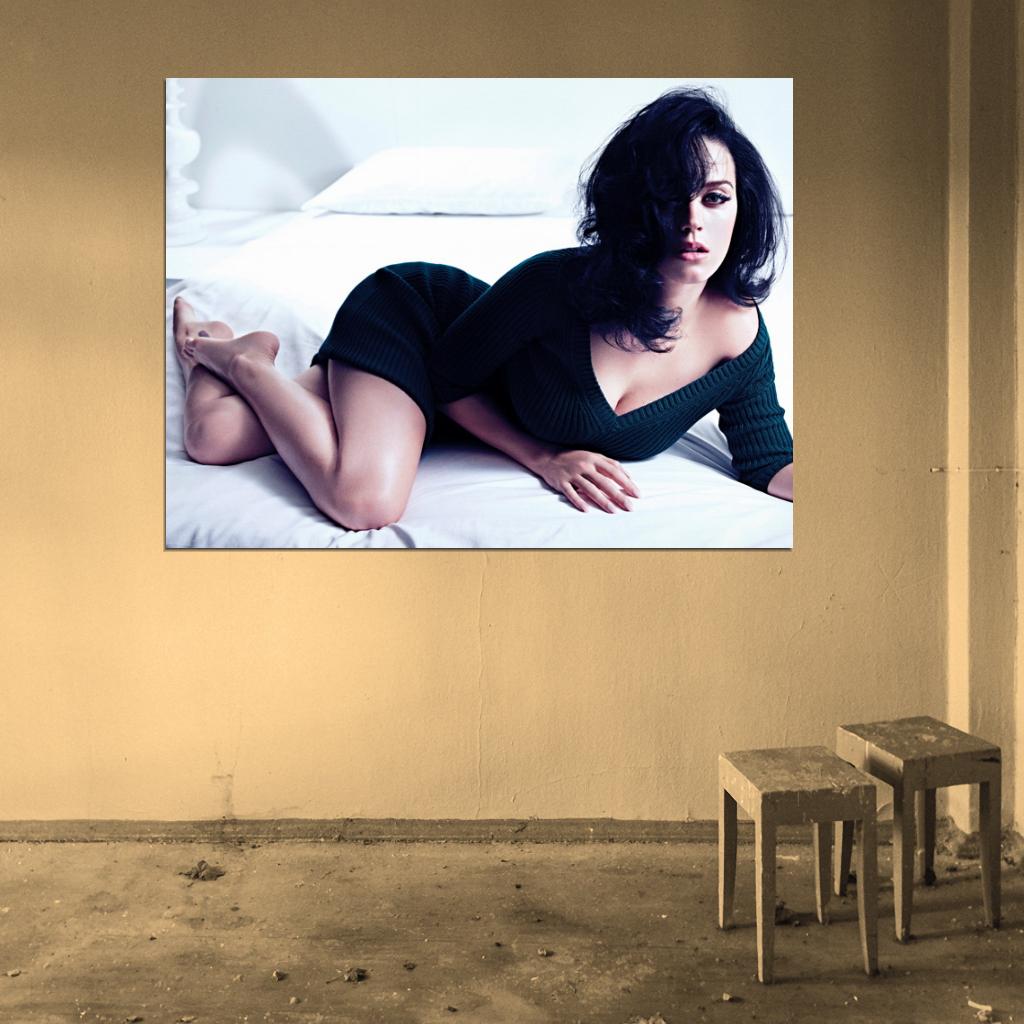 Katy Perry Cleavage Legs Awesome Hot Sexy Seductive Wall Art Print Poster