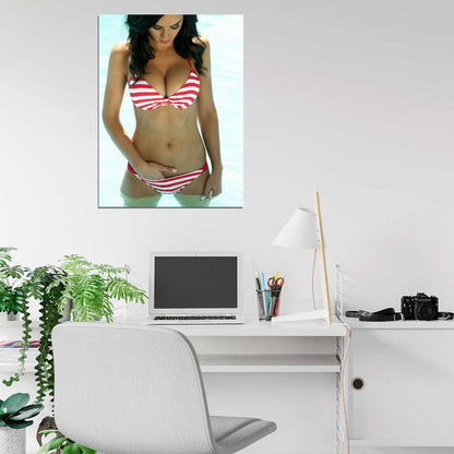 Katy Perry Swimsuit Water Hot Sexy Music Singer Wall Art Print Poster