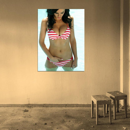 Katy Perry Swimsuit Water Hot Sexy Music Singer Wall Art Print Poster