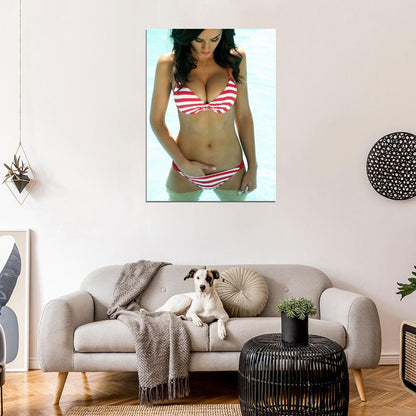 Katy Perry Swimsuit Water Hot Sexy Music Singer Wall Art Print Poster