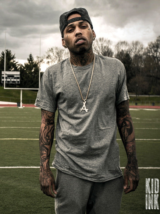 Kid Ink Football Pitch Tattoos Music Hip Hop Rap Wall Art Print Poster