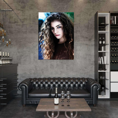 Lorde Awesome Portrait Beautiful Music Artist Singer Wall Art Print Poster