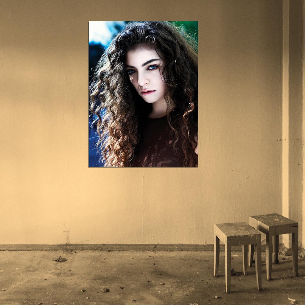 Lorde Awesome Portrait Beautiful Music Artist Singer Wall Art Print Poster