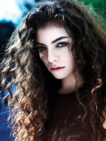 Lorde Awesome Portrait Beautiful Music Artist Singer Wall Art Print Poster