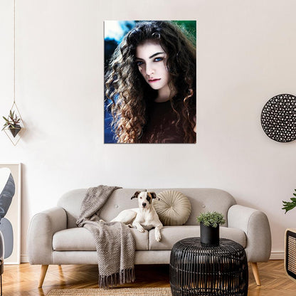 Lorde Awesome Portrait Beautiful Music Artist Singer Wall Art Print Poster