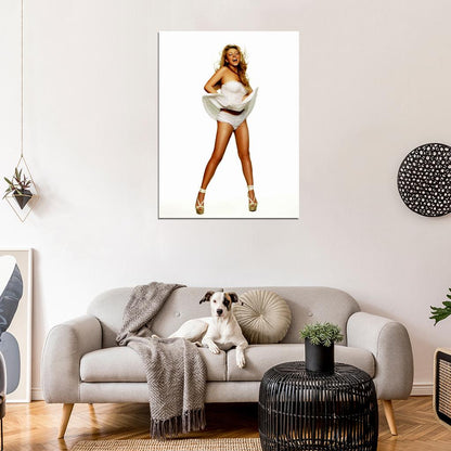Mariah Carey Dress Panties Beautiful Hot Sexy Music Wall Art Print Poster