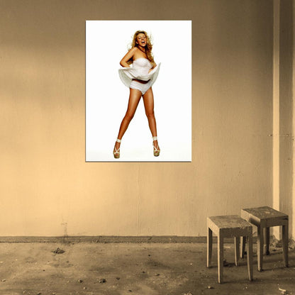 Mariah Carey Dress Panties Beautiful Hot Sexy Music Wall Art Print Poster