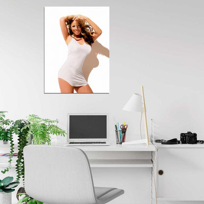 Mariah Carey Curves Body Beautiful Hot Sexy Singer Wall Art Print Poster