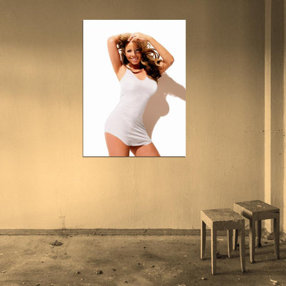 Mariah Carey Curves Body Beautiful Hot Sexy Singer Wall Art Print Poster