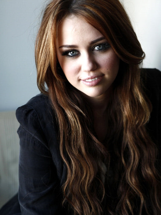 Miley Cyrus Long Hair Beautiful Music Artist Singer Wall Art Print Poster