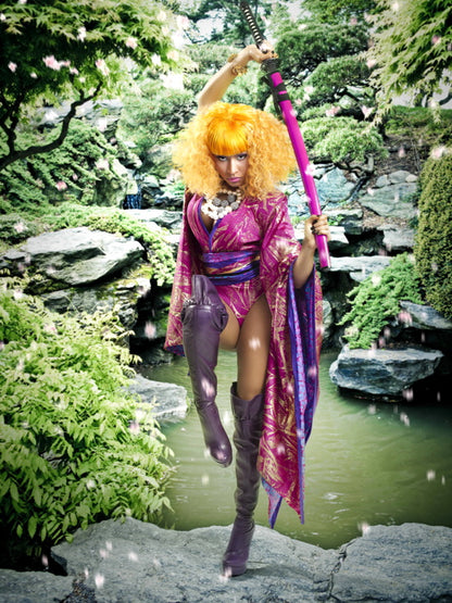Nicki Minaj Japanese Costume Katana Sexy Hot Beautiful Wall Art Print Poster