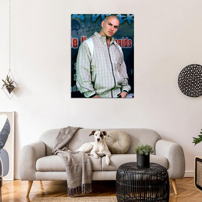 Pitbull Awesome Portrait Handsome Music Artist Singer Wall Art Print Poster