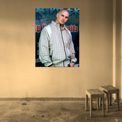 Pitbull Awesome Portrait Handsome Music Artist Singer Wall Art Print Poster