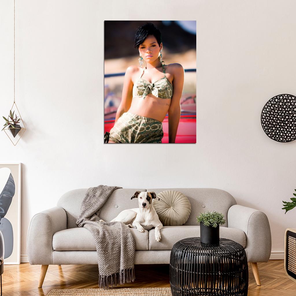 Rihanna Awesome Body Beautiful Hot Sexy Singer Wall Art Print Poster