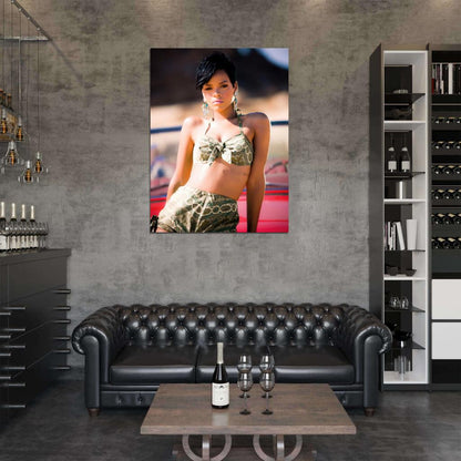 Rihanna Awesome Body Beautiful Hot Sexy Singer Wall Art Print Poster