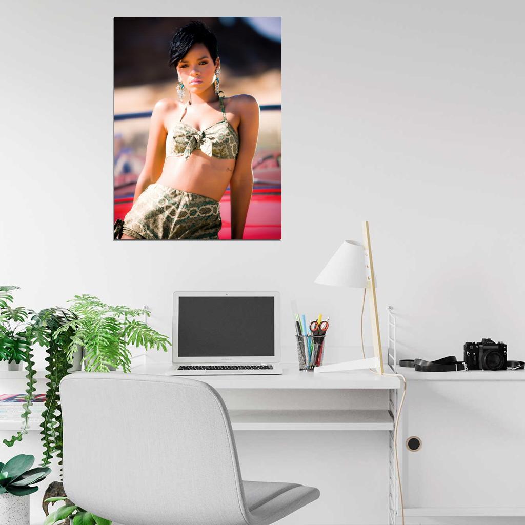 Rihanna Awesome Body Beautiful Hot Sexy Singer Wall Art Print Poster
