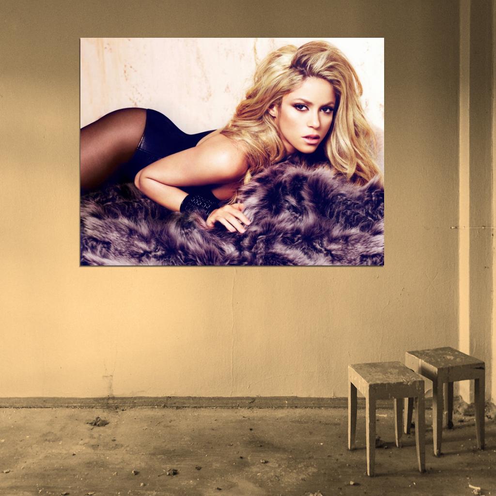 Shakira Sexy Beautiful Hot Music Artist Singer Wall Art Print Poster