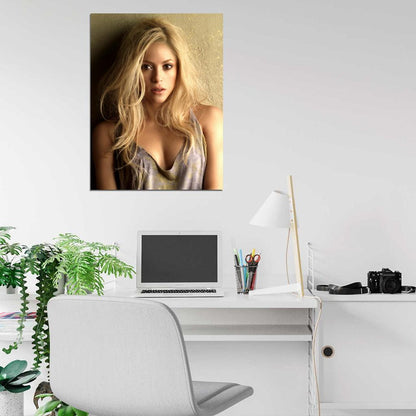 Shakira Great Soft Portrait Beautiful Hot Music Singer Wall Art Print Poster