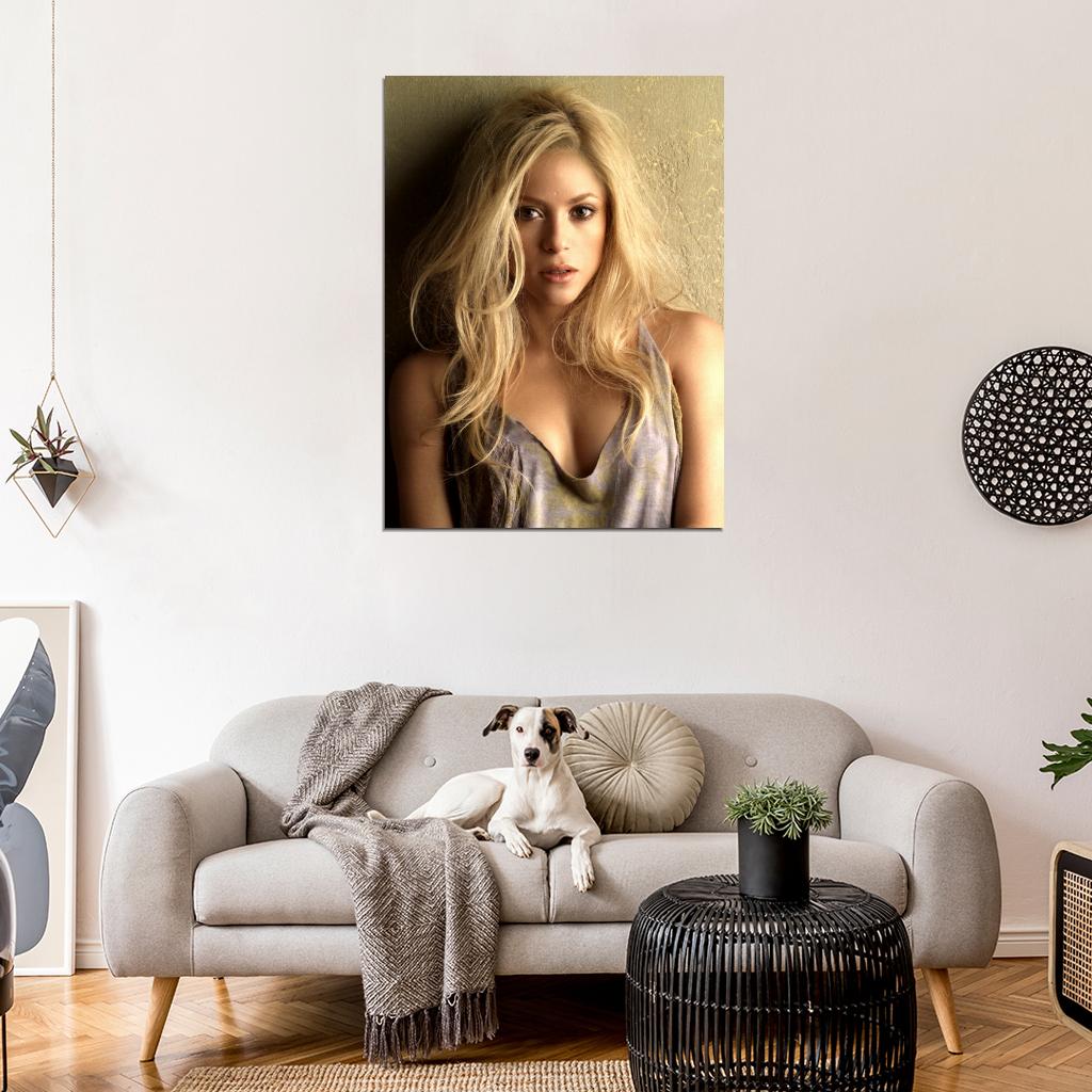 Shakira Great Soft Portrait Beautiful Hot Music Singer Wall Art Print Poster