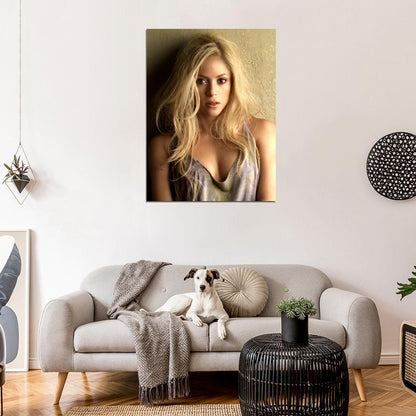 Shakira Great Soft Portrait Beautiful Hot Music Singer Wall Art Print Poster