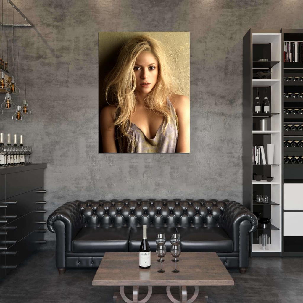 Shakira Great Soft Portrait Beautiful Hot Music Singer Wall Art Print Poster