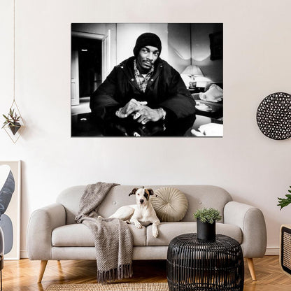 Snoop Dogg BW Rare Young Gangsta Rap Hip Hop Music Wall Art Print Poster