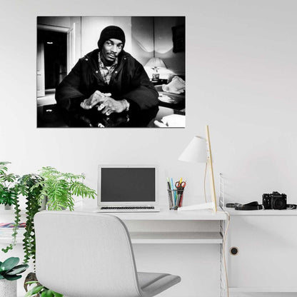Snoop Dogg BW Rare Young Gangsta Rap Hip Hop Music Wall Art Print Poster