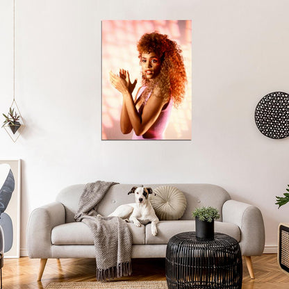 Whitney Houston Rare Young Beautiful Hot Retro Singer Wall Art Print Poster