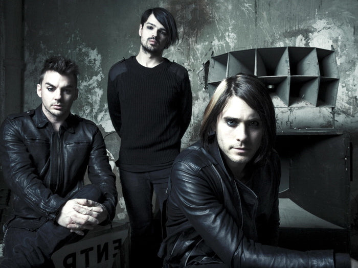 30 Seconds to Mars Jared Shannon Leto Tomo Black Band Wall Art Print Poster