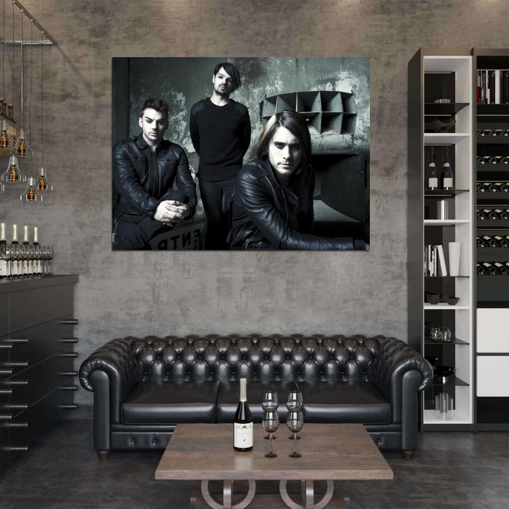 30 Seconds to Mars Jared Shannon Leto Tomo Black Band Wall Art Print Poster