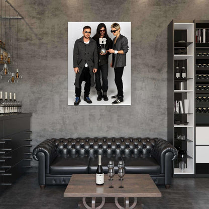 30 Seconds to Mars Jared Shannon Leto Tomo Award Band Wall Art Print Poster
