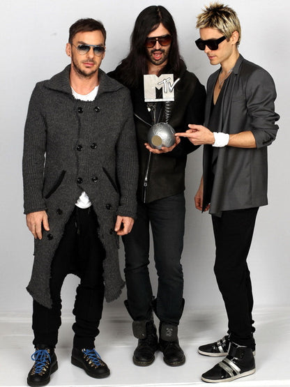 30 Seconds to Mars Jared Shannon Leto Tomo Award Band Wall Art Print Poster