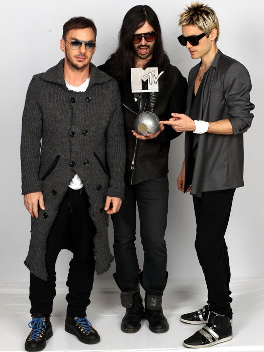 30 Seconds to Mars Jared Shannon Leto Tomo Award Band Wall Art Print Poster