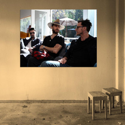 30 Seconds to Mars Jared Shannon Leto Tomo Milicevic Wall Art Print Poster